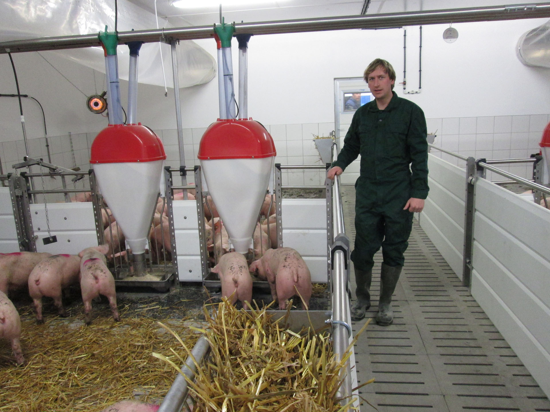 Steve Sippel im Tierwohl-Stall