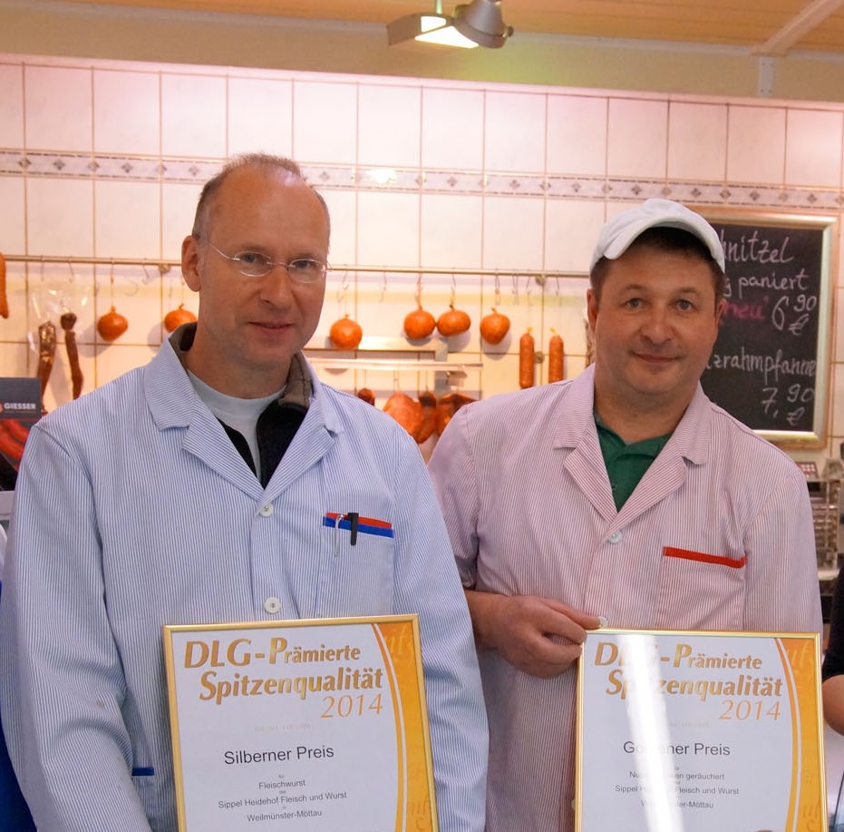 Team der Metzgerei und des Hofladens Sippel Heidehof